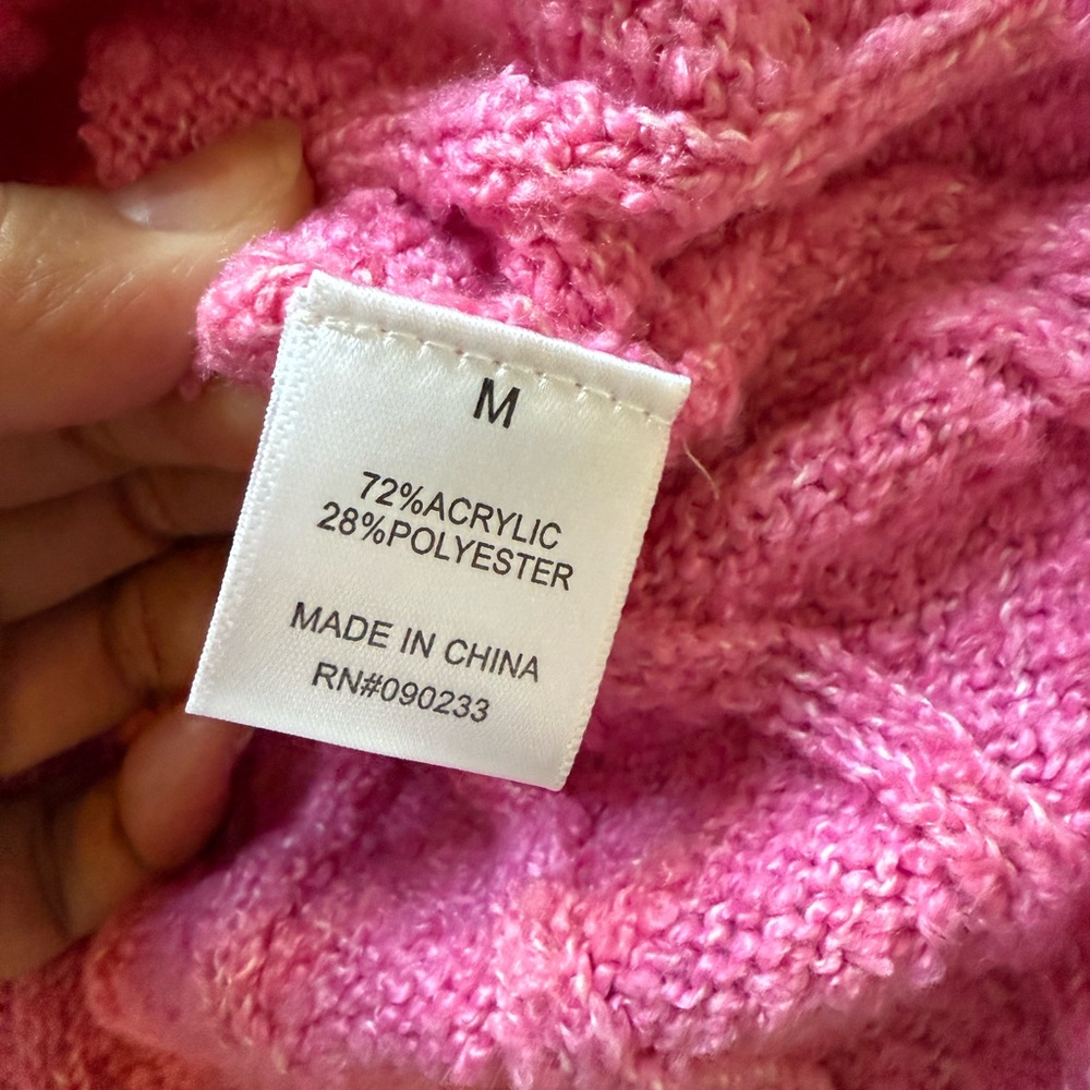 PacSun Vibrant Pink Women's Cardigan - Picture 4 of 5